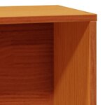 vidaXL Cadre de lit sans matelas cire marron 90x190 cm bois pin massif