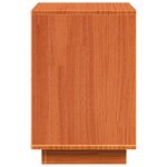 vidaXL Cabinet de chevet avec tiroir 2 Pièces Marron cire 60 x 34 x 51 cm