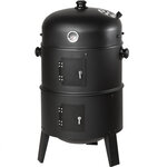 Tectake Barbecue vertical 3 en 1 fumoir