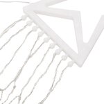 vidaXL Guirlande de sapin de Noël 320 LED blanc chaud 375 cm