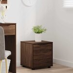 vidaXL Cabinet de salle de bain Chêne brun 40 5 x 40 x 44 cm