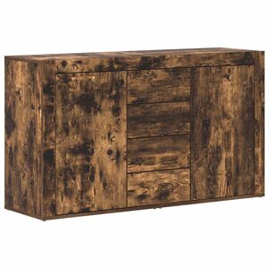 vidaXL Buffet Chêne fumé 120 x 36 x 69 cm Bois d'ingénierie