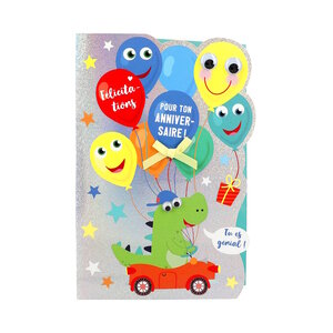 Carte Anniversaire - Félicitations Pour ton anniversaire ! Tu es génial !