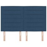 vidaXL Tête de lit LED Design Lignes Bleues 80 cm Tissu