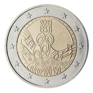 2 euros commémorative Estonie 2019 - Festival de la chanson.