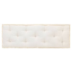 vidaXL Coussin de canapé palette Beige 120x40x7 cm