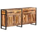 vidaXL Buffet 172x35x80 cm Bois d'acacia solide avec finition miel