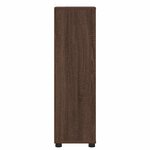 vidaXL Cabinet de salle de bain Chêne brun 30 5 x 30 x 101 cm