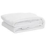 vidaXL Protège-matelas blanc 160x200 cm imperméable
