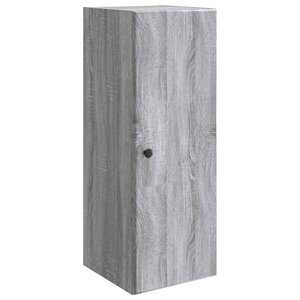 vidaXL Armoire Murale Sonoma gris 33 x 34 5 x 90 cm Bois d'ingénierie