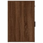 vidaXL Armoire de bureau Chêne marron 40x49x75 cm Bois d'ingénierie