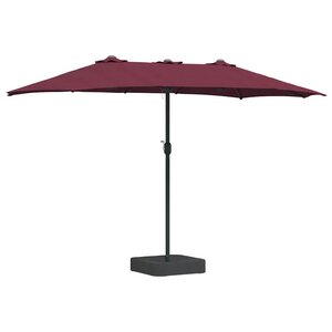 vidaXL Parasol de jardin Bordeaux 385 x 209 x 244 cm