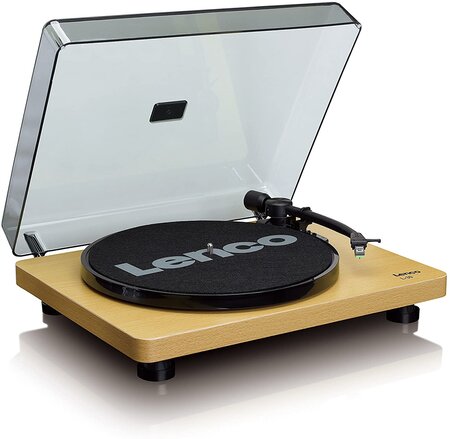 Platine Vinyle Tourne Disque 33,45 Tr/Min Marron