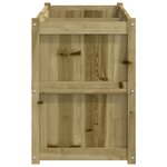 vidaXL Jardinière 150x50x70 cm bois de pin imprégné