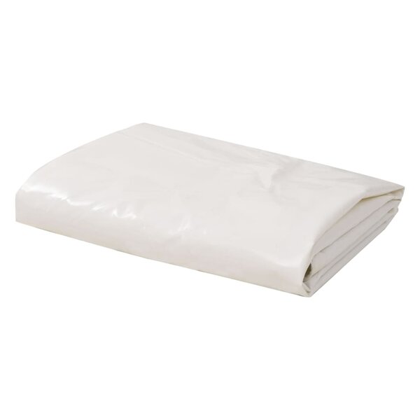 vidaXL Bâche 650 g / m² 4 x 8 m Blanc