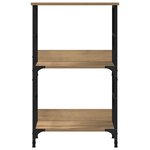 vidaXL Bibliothèque chêne artisanal 50x33x82 cm bois d'ingénierie