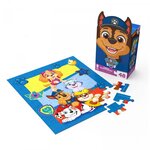 Puzzle boite personnage 48 pieces carton chase la pat' patrouille