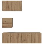 vidaXL Ensemble meuble TV 4 Pièces chêne artisanal 60 x 30 x 30 cm