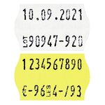 Étiquette pour pince à étiqueter JUDO fluo jaune 26x16 mm (colis de 1200)