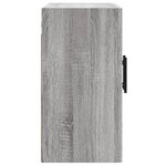 vidaXL Armoire murale sonoma gris 60x31x60 cm bois d'ingénierie