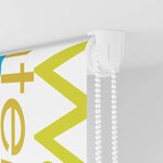 vidaXL Store enrouleur de douche 160x240 cm largeur du tissu 156 cm