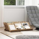 vidaXL Étagère à magazines Chêne artisanal 90 x 53 x 28 5 cm
