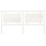 vidaXL Tête de lit Blanc 185 5x4x100 cm Bois massif de pin