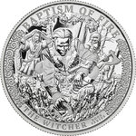 Monnaie BAPTISM OF FIRE Witcher Book 1 Oz Argent 500 Francs Cameroon 2025 (PRÉCOMMANDE)