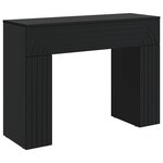 vidaXL Table basse Noir 102 x 35 x 75 cm Bois d'ingénierie