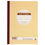 Manifold autocopiant Facture", double exemplaires 21x14,8 cm, 50 pages (paquet 5 unités)"
