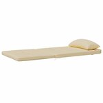 vidaXL Coussins de chaise adirondack lot de 2 beige tissu oxford