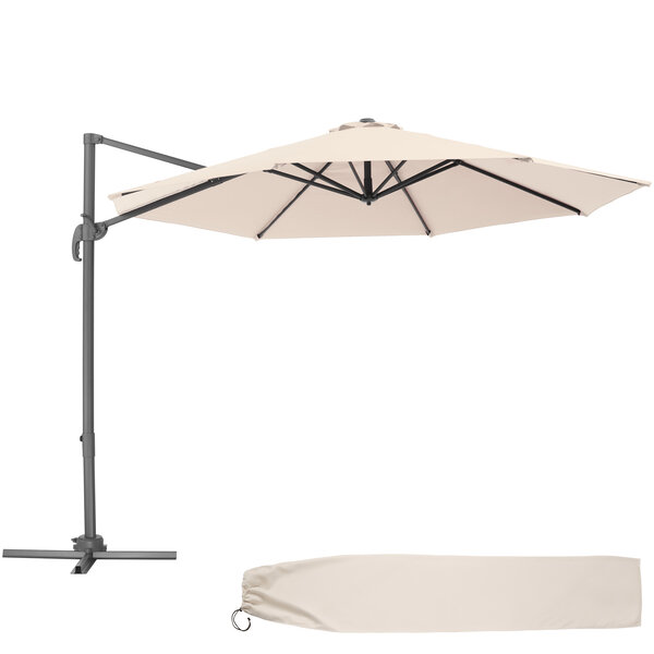 Tectake Parasol DARIA 300 cm - beige