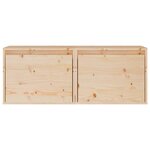 vidaXL Armoires murales 2 Pièces 45x30x35 cm Bois de pin massif
