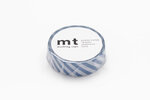 Masking Tape MT 1 5 cm Rayé bleu marine et blanc