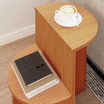 vidaXL Table d'appoint Marron cire 50 x 40 x 50 cm Bois massif en pin