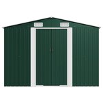 vidaXL Abri de jardin Vert 257x990x181 cm Acier galvanisé