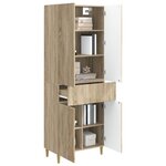 vidaXL Ensemble de Meubles 2 Pièces 66 x 34 5 x 90 cm Bois d'ingénierie