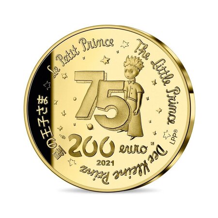 Monnaie 200€ 1 Oz Or - Le Petit Prince - BE Millésime 2021