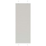 vidaXL Store plissé gris clair 80x200 cm largeur du tissu 79 4 cm