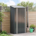 vidaXL Cabanons de jardin Anthracite 103 x 74 x 200 cm Métал