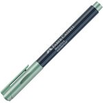 Marqueur métallics pointe 1 5 mm couleur vert faber-castell