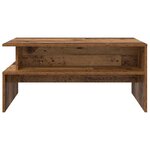 vidaXL Table basse Vieux bois 90 x 55 x 42.5 cm Bois d'ingénierie
