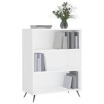 vidaXL Bibliothèque blanc 69 5x32 5x90 cm bois d'ingénierie