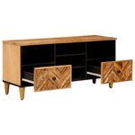 vidaXL Armoires de rangement avec tiroir Marron 100 x 33 5 x 46 cm