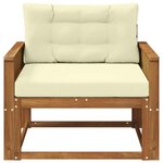 vidaXL Sofa de milieu extérieur Bois d'Acacia Massif Naturel