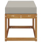 vidaXL Banc de Jardin Bois d'Acacia Massif Naturel