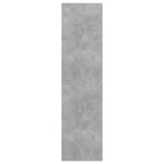 vidaXL Meuble TV mural Gris béton 37x37x142 5 cm Bois d’ingénierie