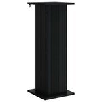 vidaXL Support de Plante 2 pc Noir 30 5 x 30 x 80 5 cm