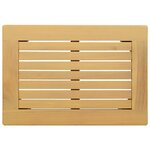 vidaXL Table basse Acacia clair 50 x 35 x 36 cm Bois d'Acacia Massif