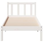vidaXL Cadre de lit extra long sans matelas 80x210 cm bois massif pin